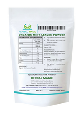 Organic Mint Leaves Powder